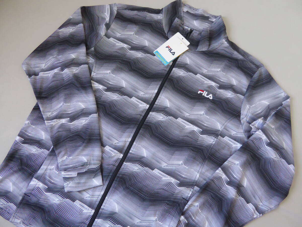 FILA フィラ 吸水速乾 UVプロテクト ストレッチ 水陸両用 ラッシュガード ジャケット LL 黒拍卖