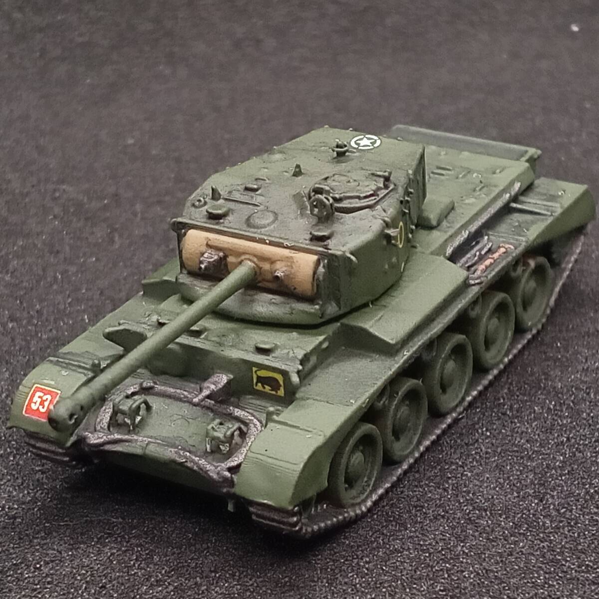 ●完成品1/144 コメット巡航戦車,”走攻守すべてレベル高い!優秀戦車!”,出品1,英国,WW2,echokou1989製,自作ver拍卖