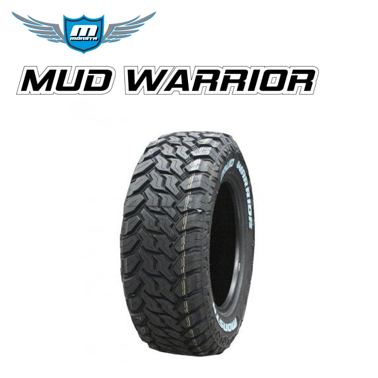送料無料 モンスタタイヤ マッドテレーン 【2本セット 新品】 MONSTA TYRES MUD WARRIOR M/T マッドウォーリア M/T 265/75R16 123/120Q RWL拍卖