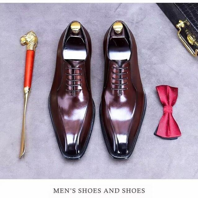 BROWN 職人手作り 46サイズ28.cm程度 【新品未使用】 高品質 人気新品 メンズ シューズ ビジネスシューズ 職人手作り 本革拍卖