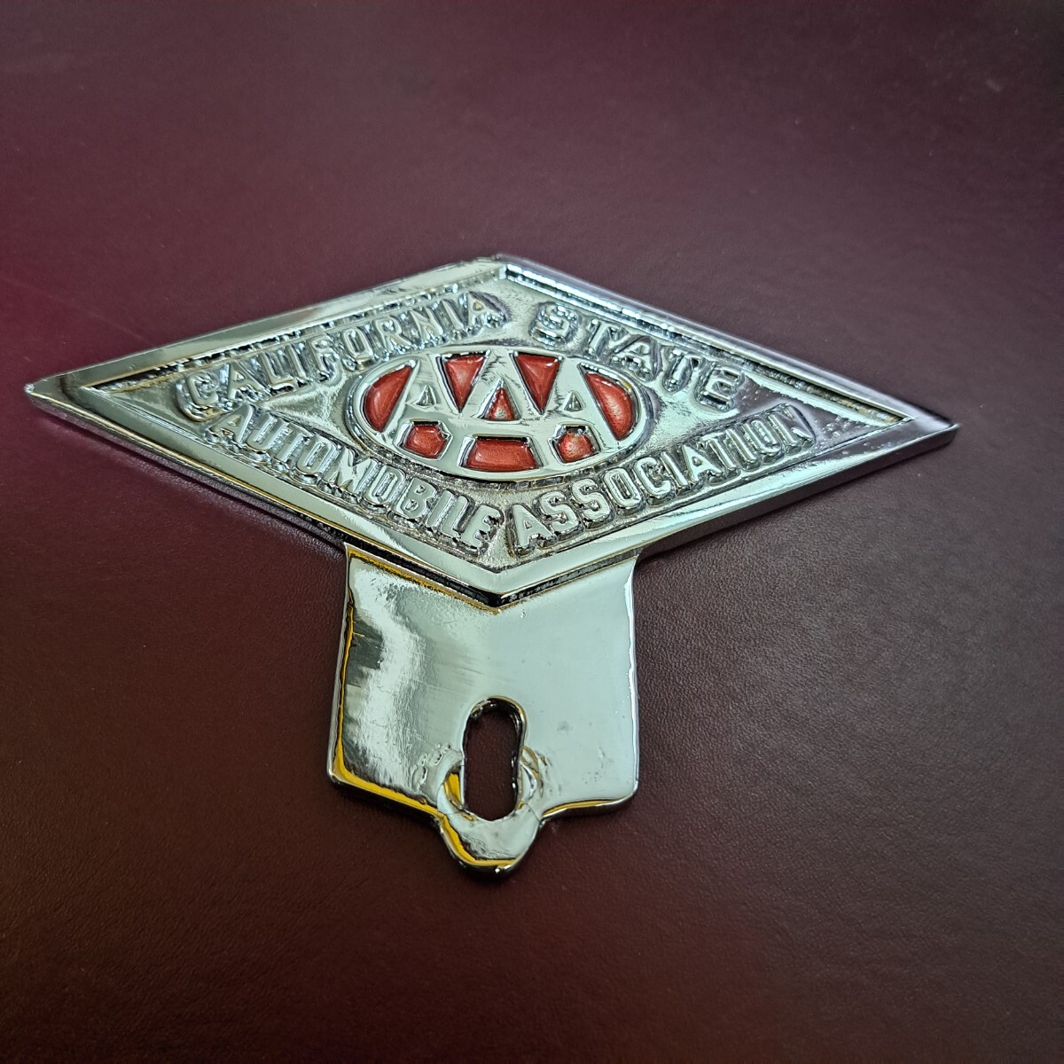 ライセンストッパー AAA AUTO CLUB カリフォルニア州 シボレー ローライダー カスタム ビンテージ ナンバープレート アクセサリー拍卖