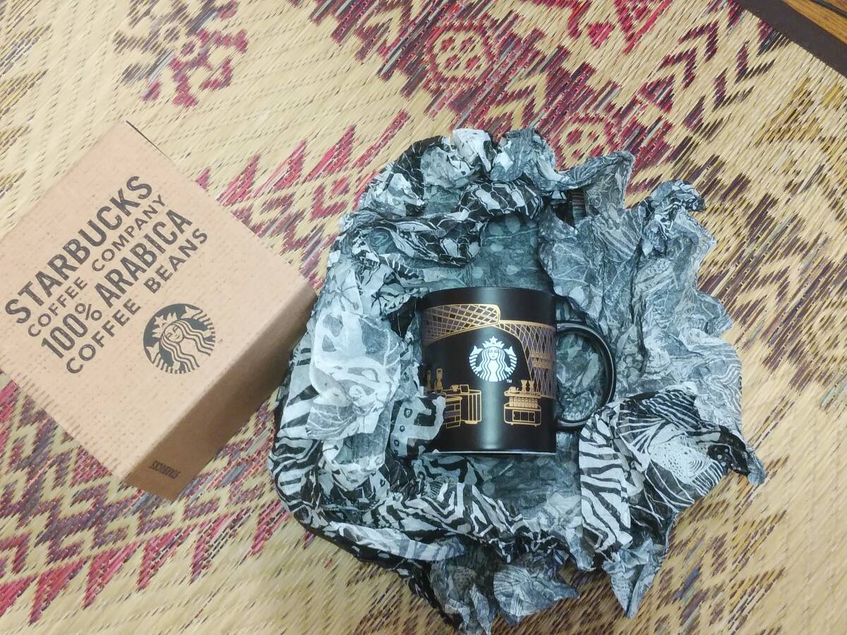 STARBUCKS  スターバックス  韓国限定マグ  355ml  ブラック拍卖