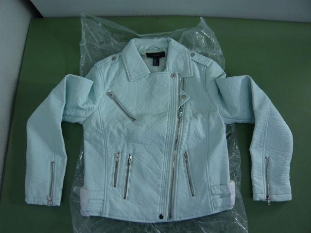 604◆ジャンパー ジャケット レディース 上着 Mサイズ 水色◆未使用◆ロ3拍卖