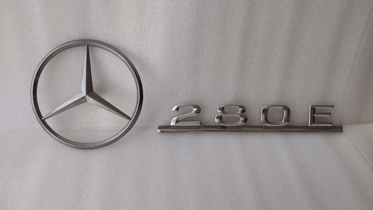 メルセデスベンツ 純正  W123 280E リア エンブレム セット拍卖