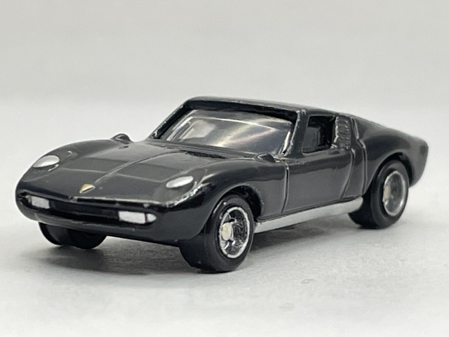 ■★サントリーボス カーグラフィック ランボルギーニセレクション Miura(ミウラ) P400 (1966/ブラック)拍卖