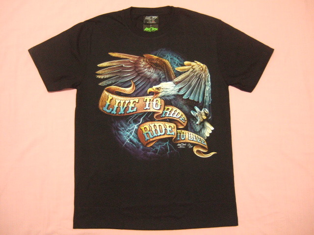 横浜最新 LIVE TO RIDEイーグル♪魅惑の夜光Tシャツ サイズ M, L, XL 送料無料ξtsξanξA3拍卖