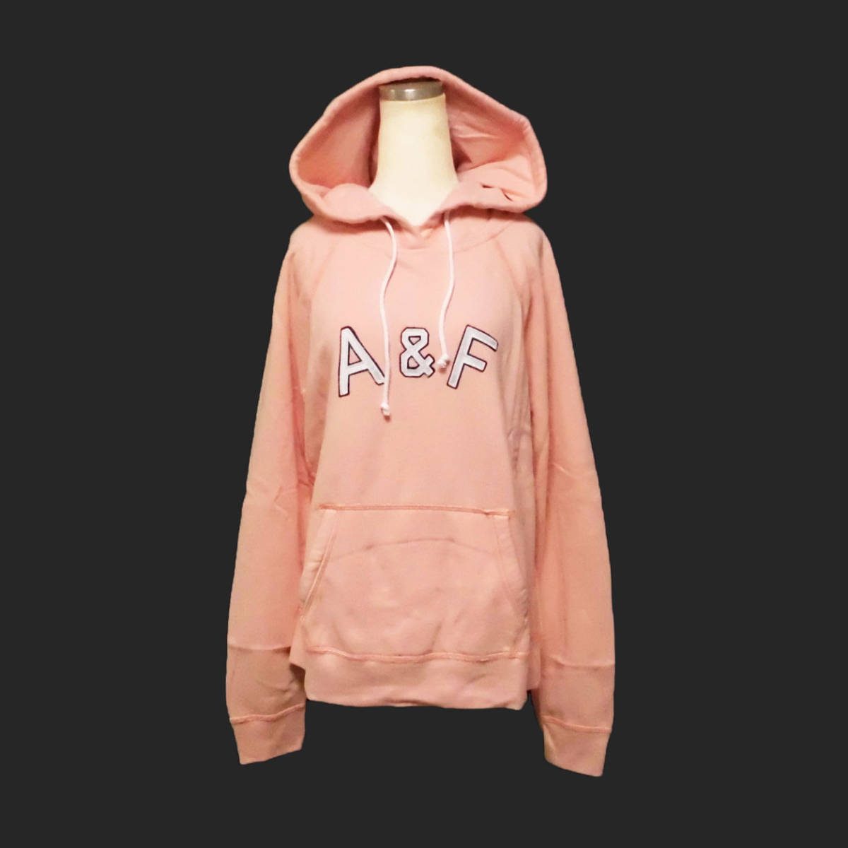 ★SALE★Abercrombie & Fitch/アバクロ★スウェットプルオーバーパーカー (Coral/M)拍卖