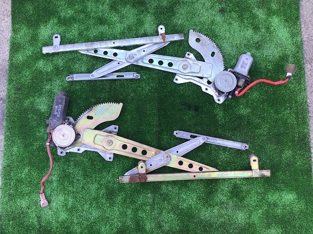 EA11R カプチーノ 5MT F6A (R3) パワーウィンドウ レギュレーター モーター 左右 拍卖