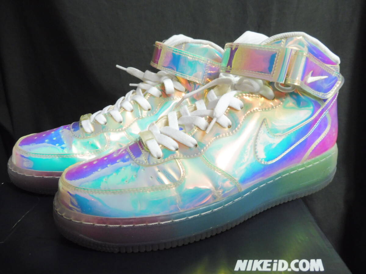 美品箱付 NIKE AIR FORCE 1 イリディセント サイズ9.5 ナイキ エアフォース1Iridescent 拍卖