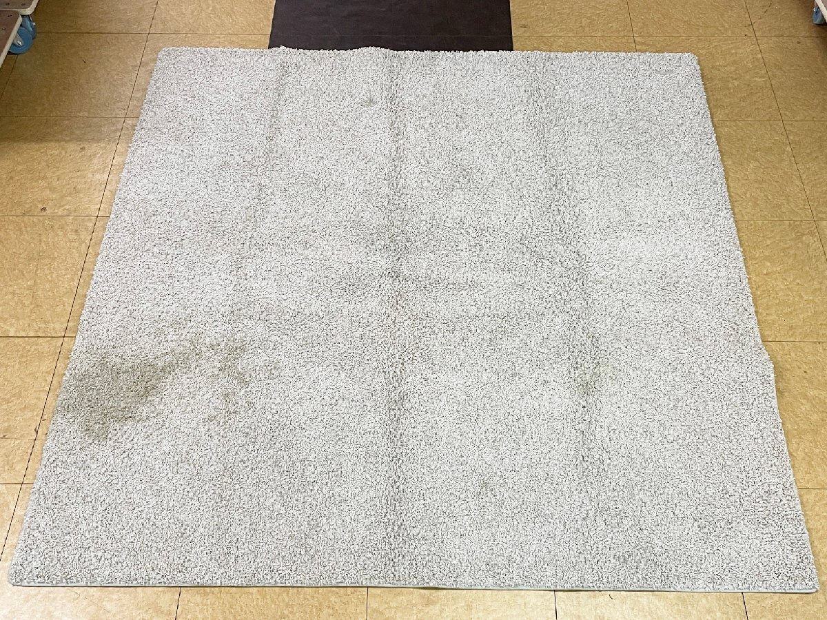 BR0343_Yy◆モデルR展示品◆カーペット◆ラグ◆ジャスパー◆W2000 D2000◆ナイロン 100%◆※一部変色あり拍卖