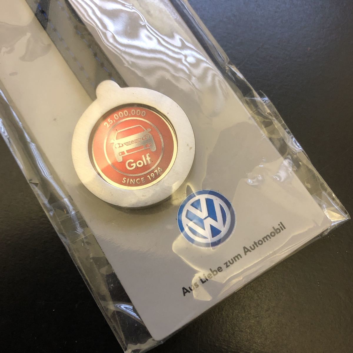 未使用★Volkswagen ゴルフ キーホルダー キーリング VW フォルクスワーゲン ノベルティー 純正 非売品★拍卖