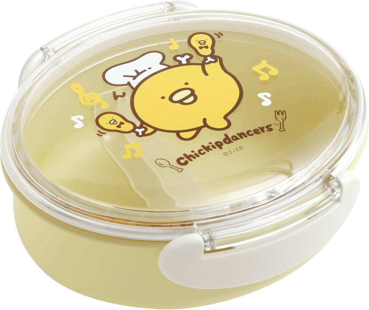 【即決】▽チキップダンサーズ ランチボックス▽ サンエックス お弁当 キャラクター かわいい 黄色 内容量350ml 仕切り付 // KA20501拍卖