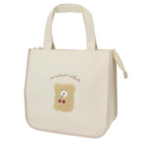 @【即決】▽ほっこりモコモカ 保冷トート▽ クーリア 保温保冷ランチバッグ ミルクティー くま かわいい // 89583 拍卖