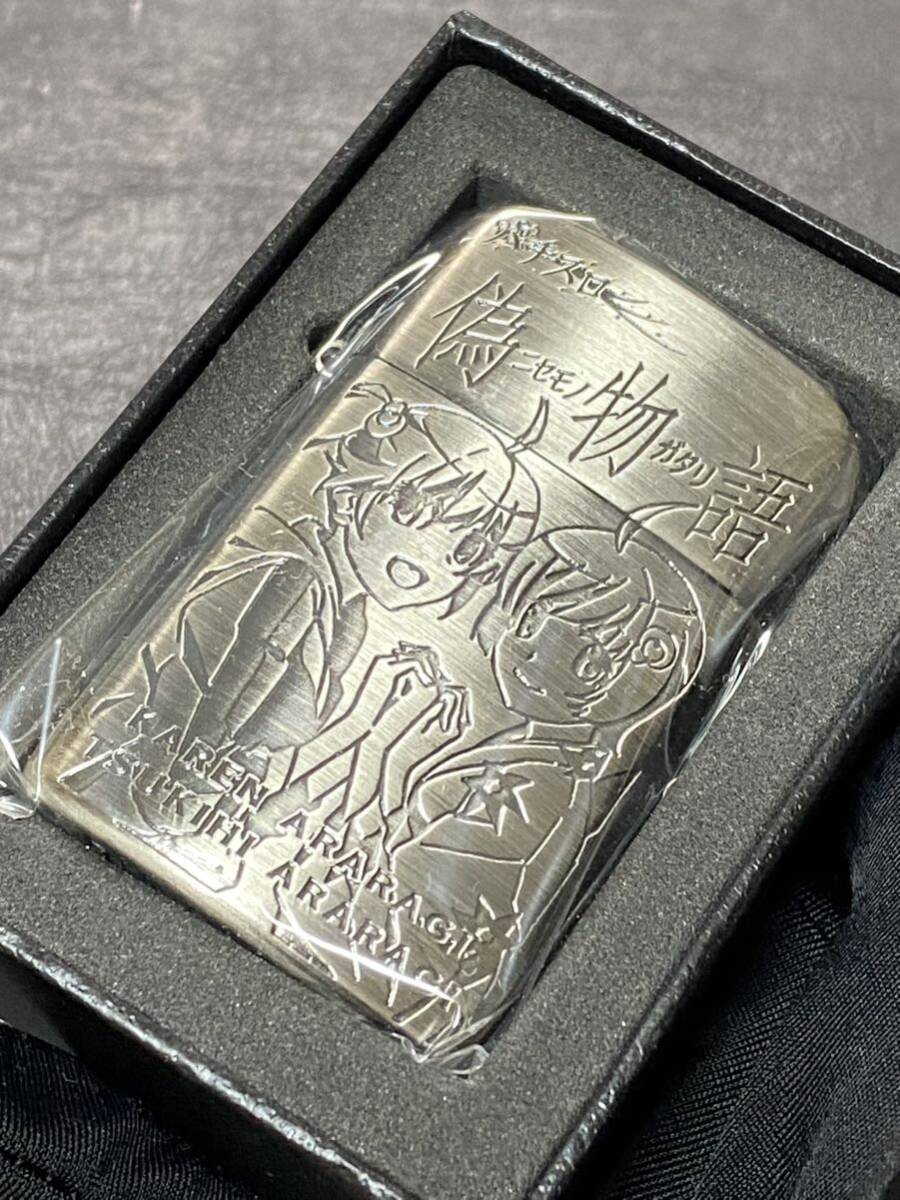 偽物語 ファイヤーシスターズ ロンソン オイルライター 両面デザイン 希少モデル ④ RONSON Typhoon Since 1961 ケース 取扱説明書付き拍卖