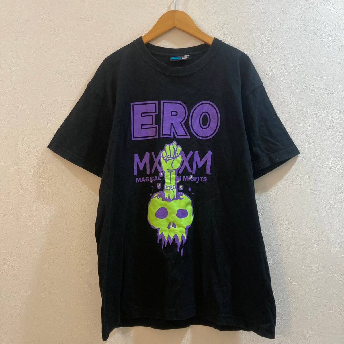 No Eco No Earth/ 半袖Tシャツ ブラック 黒 メンズ L拍卖