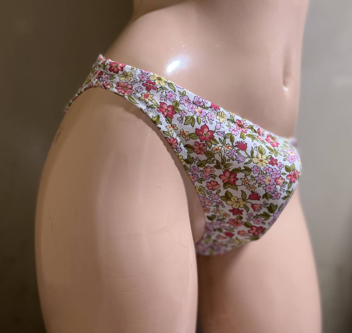 HATOME _ユニセックス浅型コットンロリパン スキャンティ ソリッド・プチフラワーC拍卖