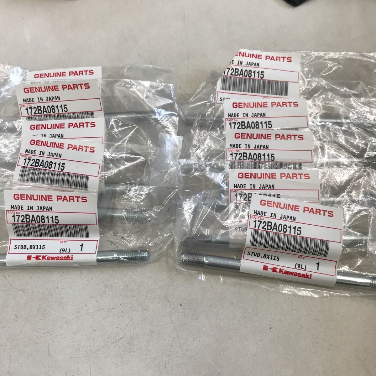 2-15958☆カワサキ 純正 ボルト 10本セット 172BA08115拍卖