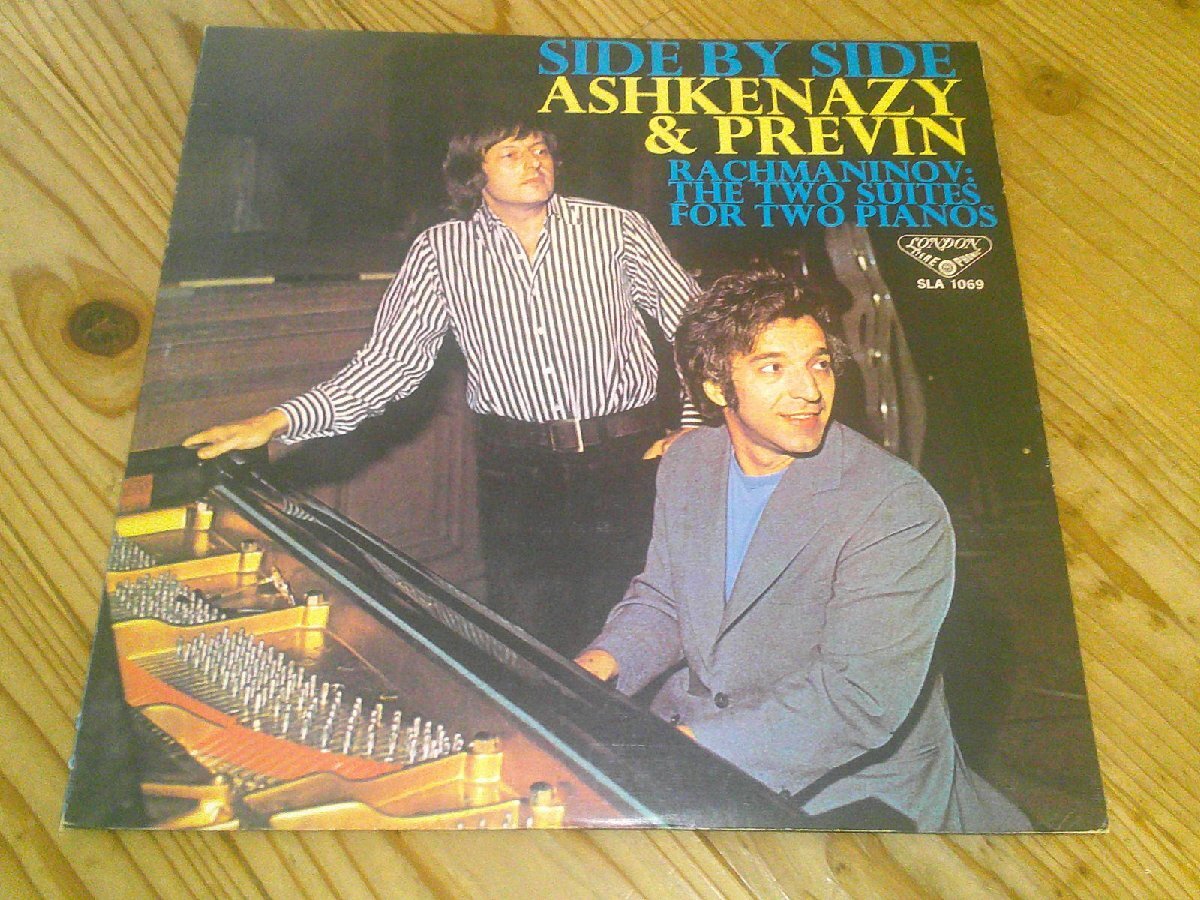 LP:ASHKENAZY & PREVIN SIDE BY SIDE ラフマニノフ 2台のピアノのための組曲 アシュケナージ アンドレ・プレヴィン拍卖