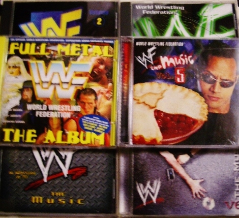 プロレス 入場曲 テーマ曲 WWE(WWF) The Music FULL METAL,Vol.2.3.4.5.6 6種7枚セット拍卖