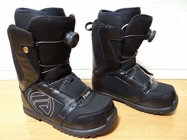 中古 FLOW Lotus Coiler スノーボード スノボーブーツ レディース 23.5cm拍卖