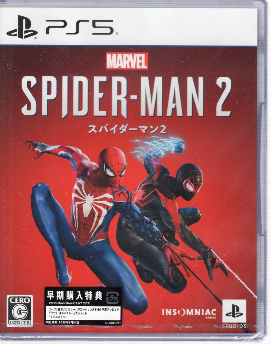PS5※未開封品※◆スパイダーマン 2 Marvels Spider Man 2 ~ ソニー ■送料無料■GE/89.98拍卖