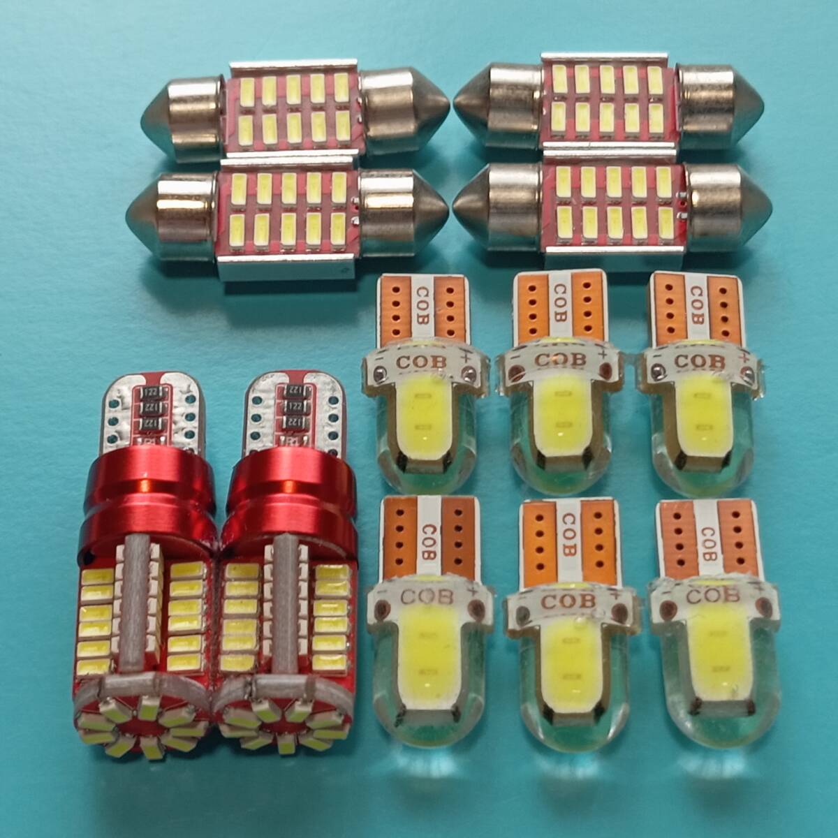 12個セット! ステップワゴン RK1 RK2 RK3 RK4 RK5 RK6 T10 LED バックランプ ナンバー灯 ルームランプセット 爆光 ホンダ /57/t31/c2拍卖
