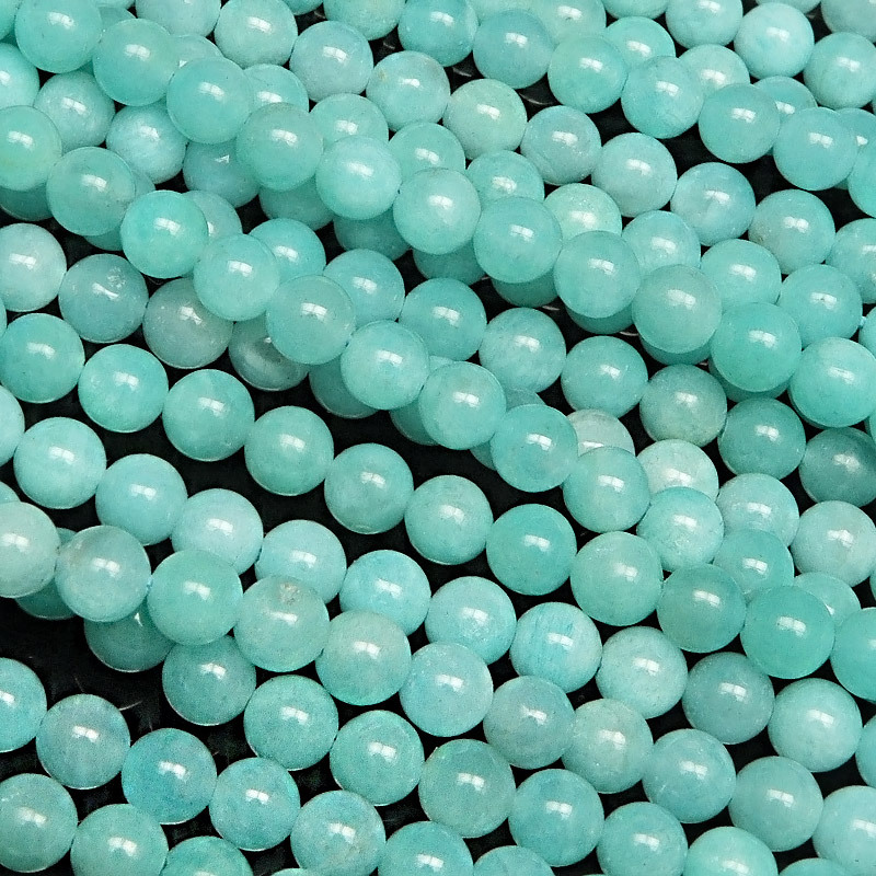 ペルー産 アマゾナイト 丸玉 4mm【1連販売】 / 6-6 AN4M-X拍卖
