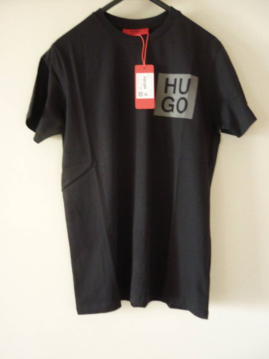 新品 未使用 送料無料 Hugo Boss クルーネック半袖Tシャツ ブラック Sサイズ ユニセックス 拍卖