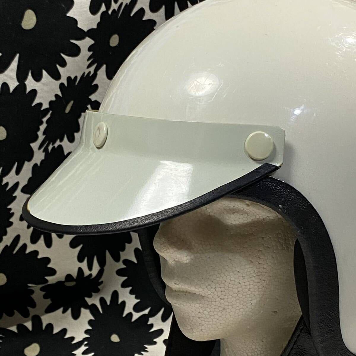 NOS 60‘s FRP ビンテージ ヘルメット フラットバイザー BELL BUCO GRANT FURY アーサーフルマーなどに ナックル パン ショベル ハーレー拍卖