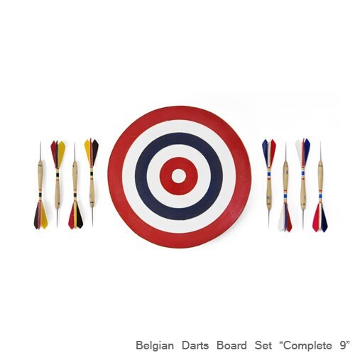 ベルジアン ダーツボードセット「コンプリート9」 アメリカ製 インテリア スティールティップ ハードダーツ アメリカ雑貨 アメリ拍卖