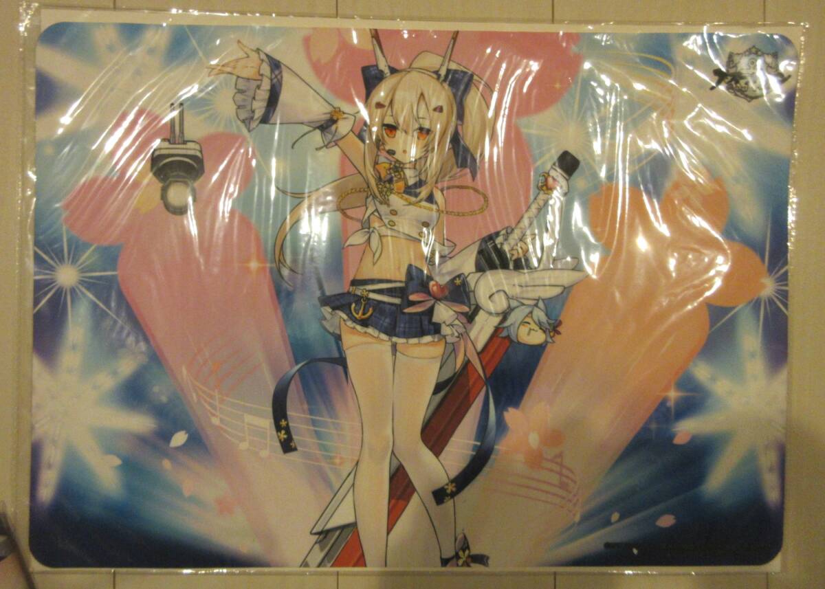 未使用 ブロッコリー トレカアイテムくじEX アズールレーン ファイナルドロー賞 ラバープレイマット 綾波 アイドルVer. 拍卖