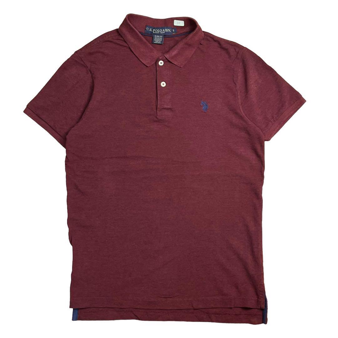 ポロ ポロアッスン ポロシャツ 半袖 ゴルフ ロゴ 刺繍 定番 シンプル拍卖