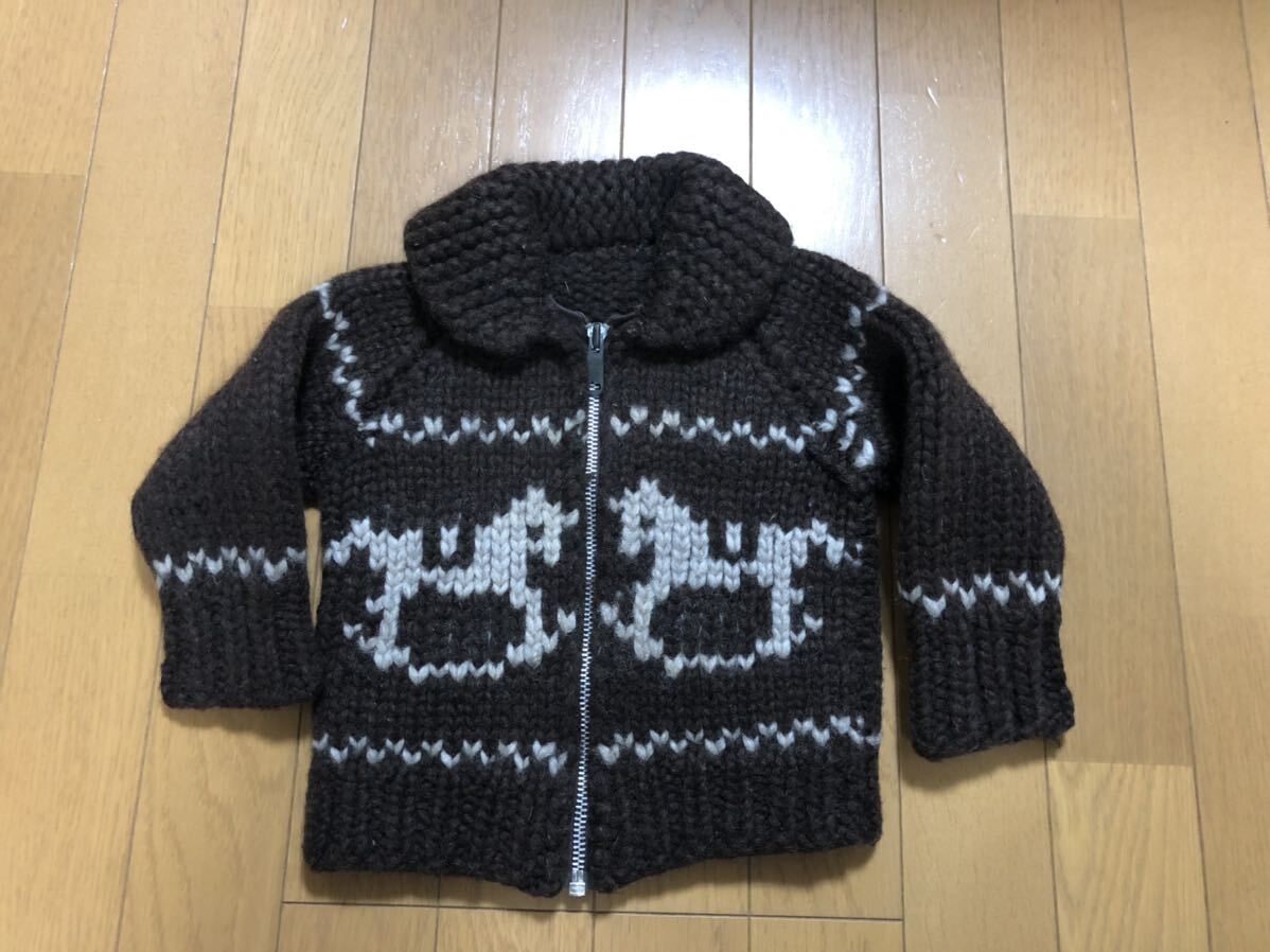 ベビーサイズ ヴィンテージカウチンセーターニット拍卖
