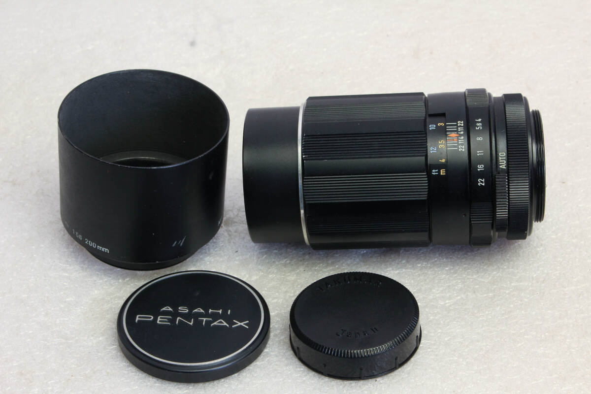 送料520円~。中古。カビ・くもり ペンタックス Asahi pentax Super takumar 150㎜F4 管理B17拍卖