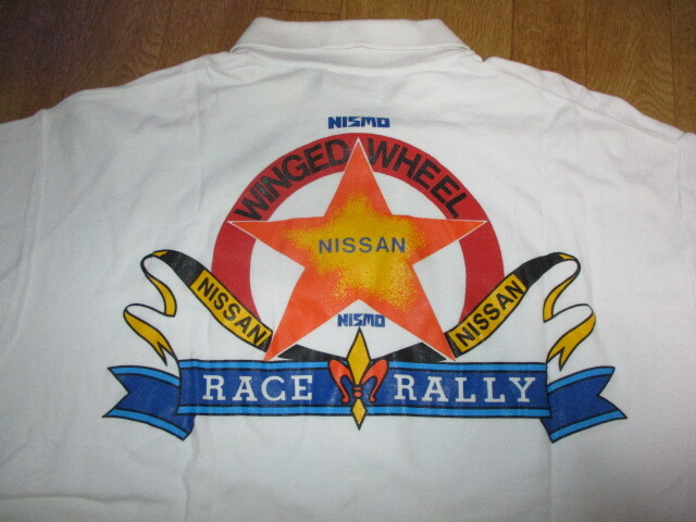 ニスモレーシング・ビンテージ 旧デカロゴ 刺繍入り ポロシャツ 極美中古 サイズ不明(M~L相当) ジャケット・スカイライン・PMCS拍卖