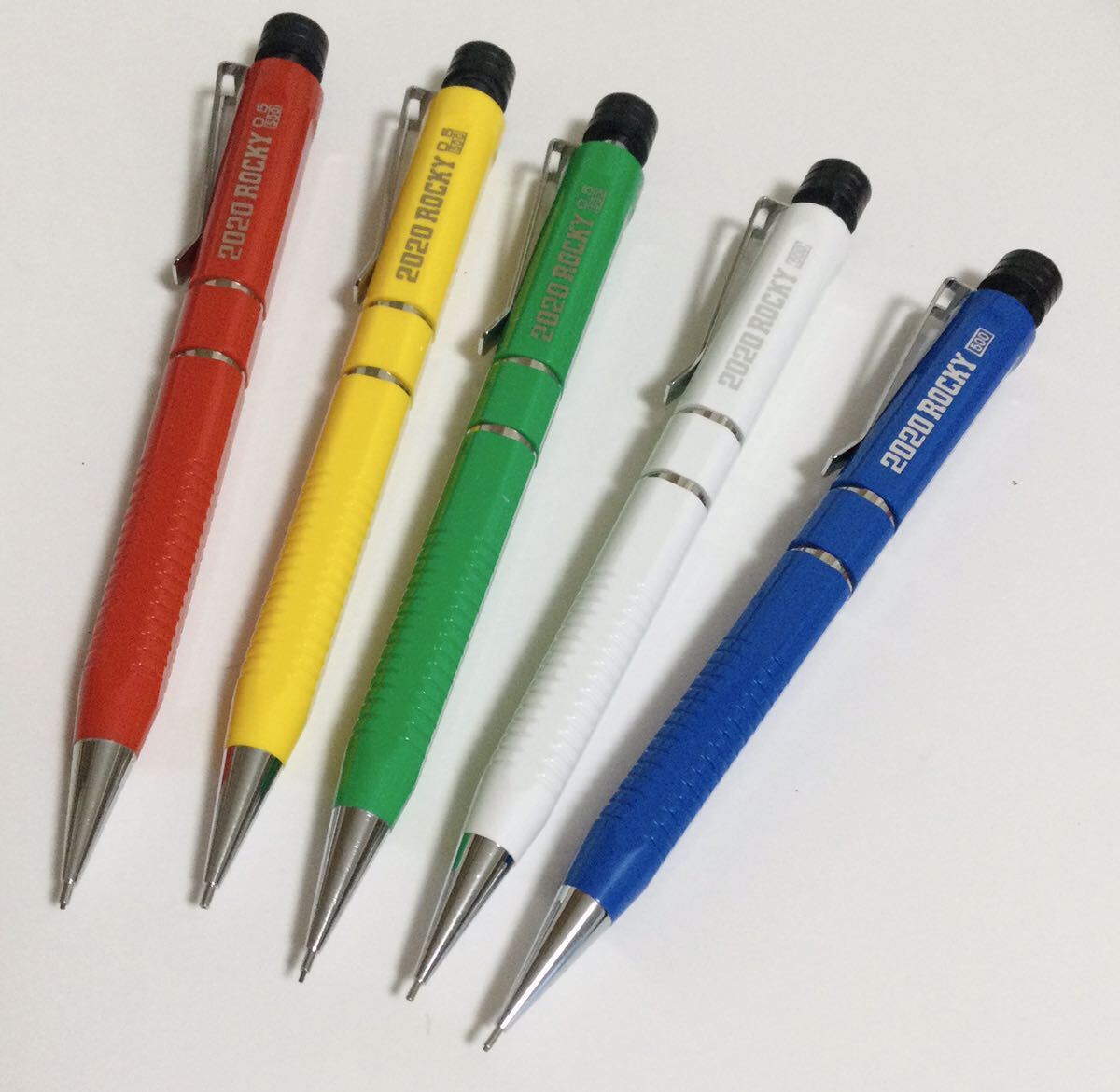 昭和レトロ Pilot 2020 Rocky Sharpencil 0.5mm パイロット2020ロッキー シャープペン 5色セット拍卖