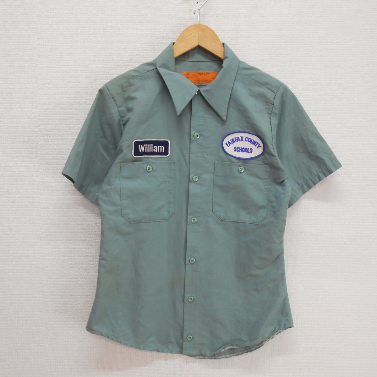 DURABLE PRESS デュラブルプレス 80s USA製 半袖ワークシャツ 3 10116266拍卖