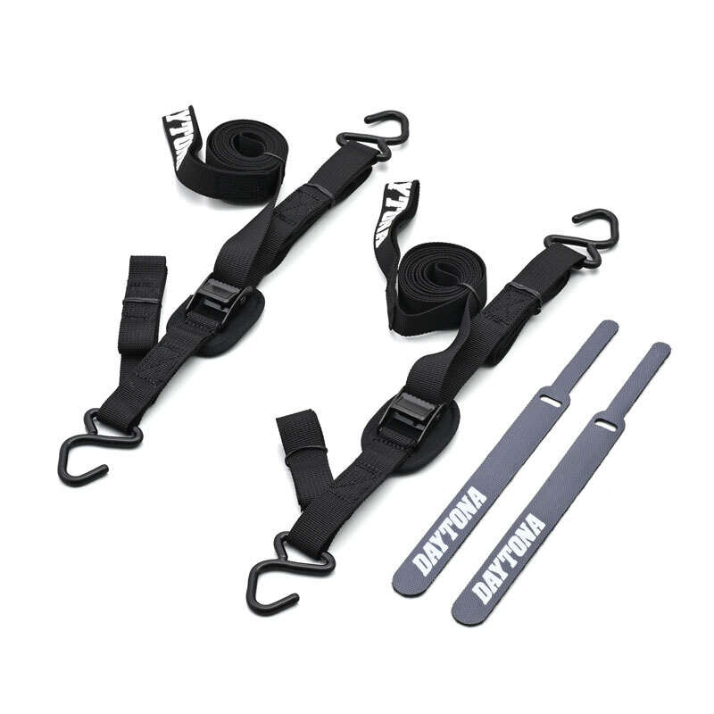 デイトナ DAYTONA ラッシングベルト 1500mm カムバックル フック / ブラック 42070拍卖
