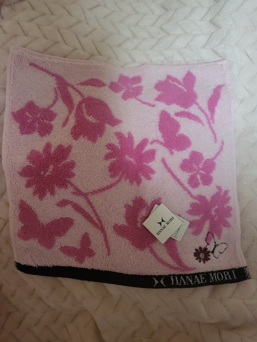 ハナエモリ HANAE MORI 新品 タオルハンカチ 拍卖
