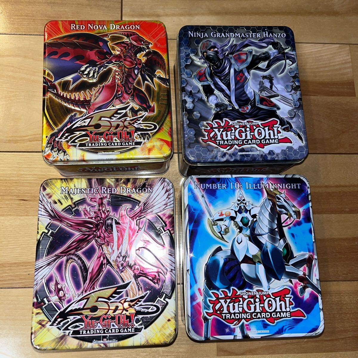 レア 遊戯王 デュエルモンスターズ トレカ カード 海外版 KONAMI 缶 ケース 空箱拍卖