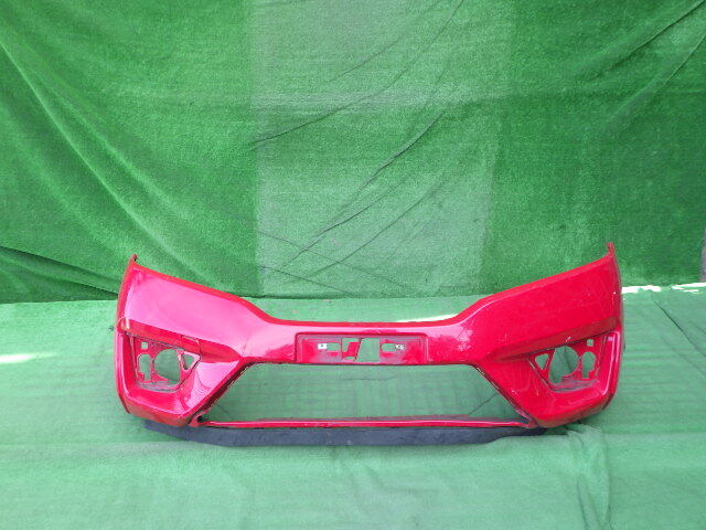 GK3 GK4 GK5 GK6 フィット GP5 フィットハイブリッド 前期 純正フロントバンパー 赤 71101-T5A-0000拍卖