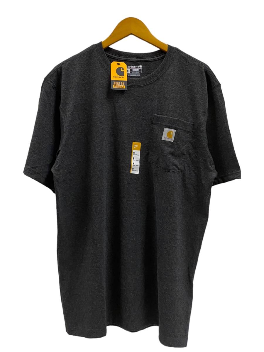 Carhartt (カーハート) S/S POCKET T-SHIRT ポケットTシャツ K87 M チャコールグレー メンズ/078拍卖