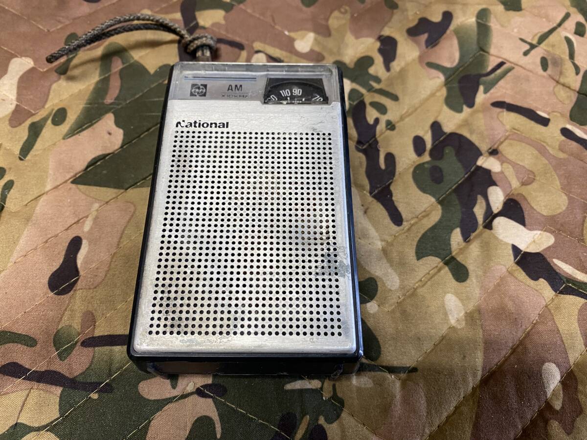 J4944 National ナショナル R-1016 AM ポータブルラジオ ラジオ 現状品拍卖