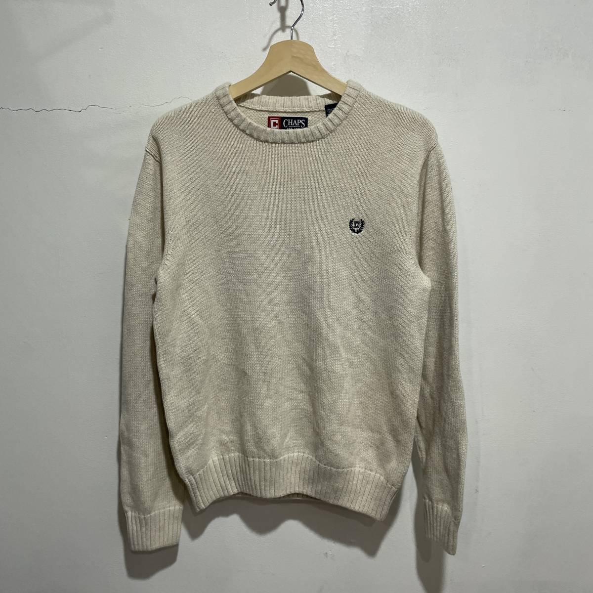 送料無料☆RalphLauren☆チャップス☆ワンポイントコットンニット☆S☆z20c拍卖