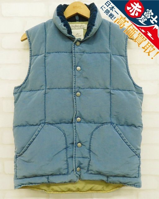 3J4369/REMI RELIEF ユーズド加工ダウンベスト レミレリーフ拍卖