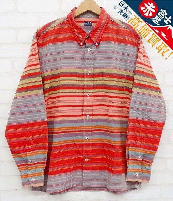 8T2008/STYLE EYES 長袖BDボーダーシャツ スタイルアイズ拍卖