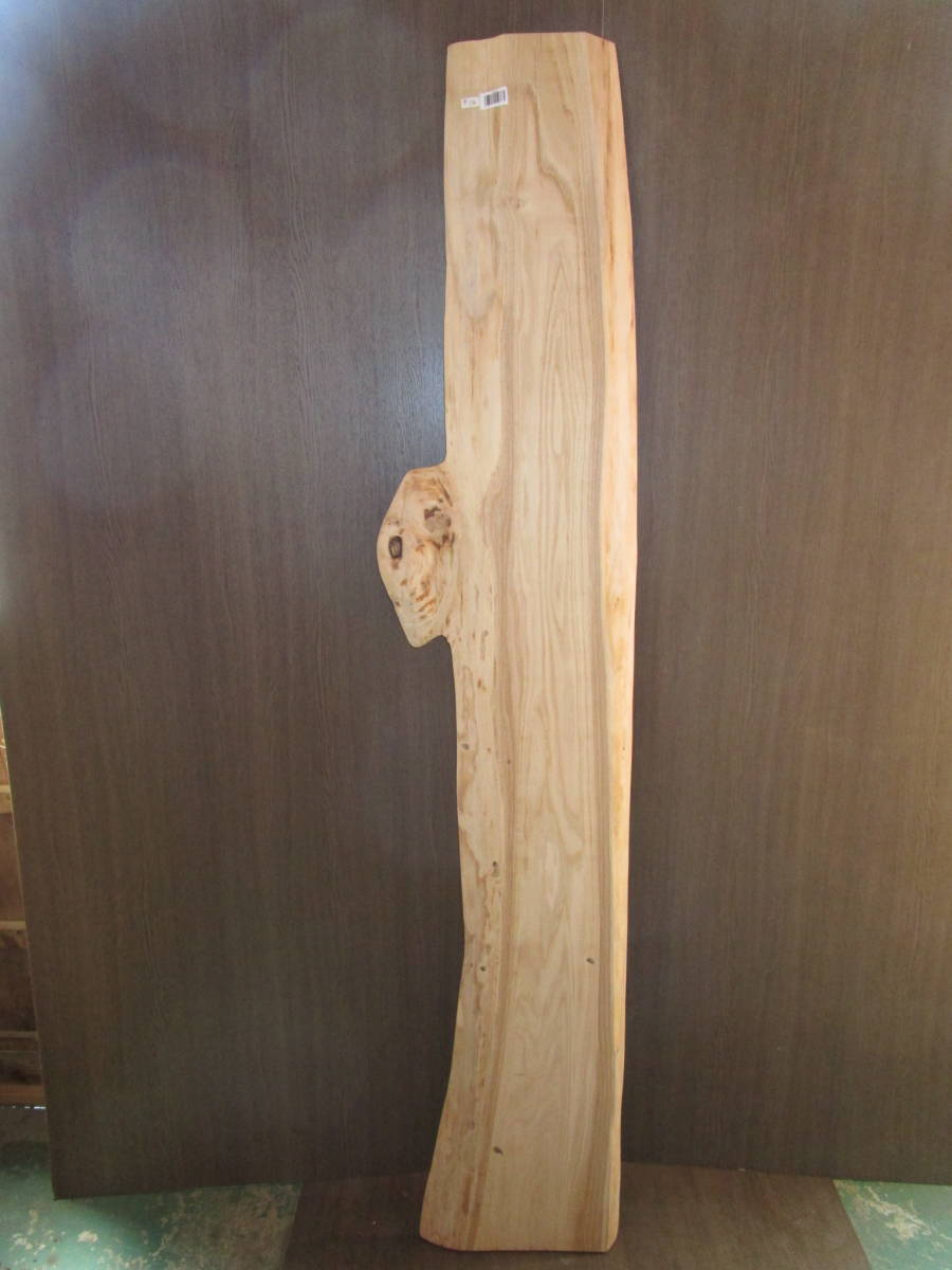 e19197 栗●約1m76.5㎝×22.5cm~37cm×厚3.5cm☆無垢板1枚板 木材 板 DIY 板材 天板 棚板 テーブル 看板 花台など種類豊富!拍卖