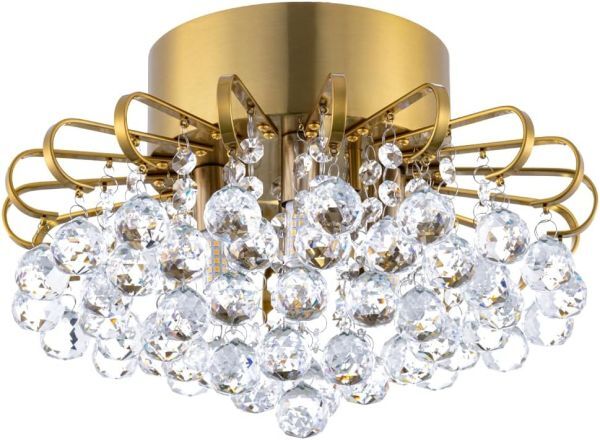 chedar シーリングライト クリスタル 4灯 G9 ペンダントライト おしゃれ 北欧 リビング ダイニング 寝室 カフェ レトロ【ゴールド】拍卖