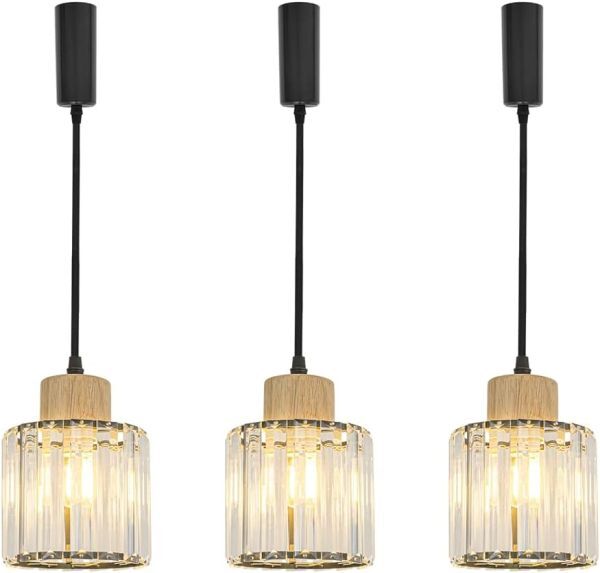 ケビン ペンダントライト 吊り下げランプ コードながさ100cm 収納コップ付き 100cm範囲内に調節可 E26対応 ダクトレール式 【3個パック】拍卖