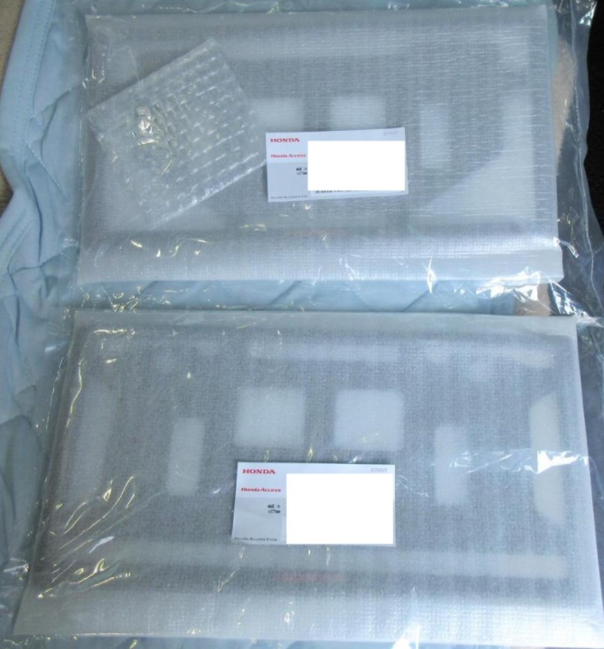 未使用 ホンダ 純正 ライセンスフレーム ベルリナブラック N-BOX シビック ヴェゼル等 ナンバープレート HONDA Genuine License frame BK拍卖